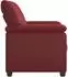 vidaXL Sofa weinrot Kunstleder (151x85x93cm)