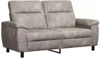 vidaXL Sofa Hellgrau 178 x 90 x 95 cm Kunstwildleder
