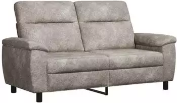 vidaXL Sofa hellgrau 178x90x95cm Kunstwildleder