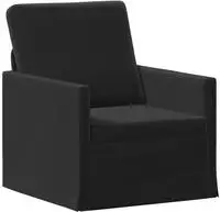 vidaXL Sessel Schwarz 70 x 81 x 82 cm Samt (V)