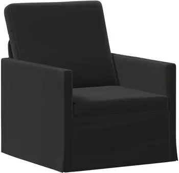 vidaXL Sessel schwarz, Samt, 70x81x82cm
