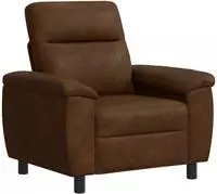 vidaXL Sofa Braun 95 x 90 x 95 cm Kunstwildleder