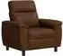 vidaXL Sofa braun 95x90x95cm Kunstwildleder