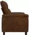 vidaXL Sofa braun 95x90x95cm Kunstwildleder