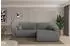 ALTDECOR BERY-L Ecksofa mit Schlaffunktion, Bouclé, grau, 276x193cm (800002085986)