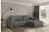 ALTDECOR BERY-L Ecksofa mit Schlaffunktion, Bouclé, grau, 276x193cm (800002085986)