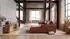Kawola MARLIN Ecksofa Lederfaserstoff cognac, Longchair rechts (800002047879)