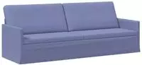 vidaXL 3-Sitzer Sofa Jeans blau 220 x 81 x 82 cm Stoff