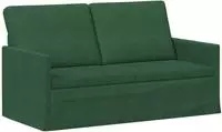 vidaXL 2-Sitzer Sofa Dschungelgr&uuml;n 150 x 81 x 82 cm Cordstoff