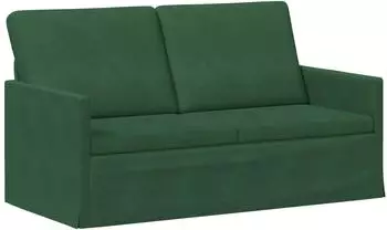 vidaXL 2-Sitzer Sofa Cordstoff dschungelgr&uuml;n 150x81x82cm