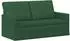 vidaXL 2-Sitzer Sofa Cordstoff dschungelgrün 150x81x82cm