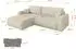 ALTDECOR BERY-L Ecksofa mit Schlaffunktion, Bouclé, beige, 276x193cm (800002085668)