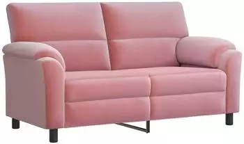 vidaXL Sofa rosa 174x85x93cm Samt