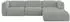 ALTDECOR MIRA-L2 Ecksofa L-Form Velours hellgrün 318x179cm (800002003664)