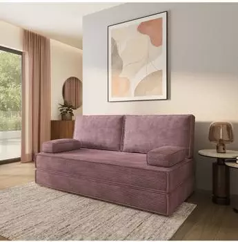 Masseno SILAR Schlafsofa Kordstoff lila (800001994066)