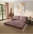Masseno SILAR Schlafsofa Kordstoff lila (800001994066)