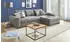 bobb Ecksofa Soumia grau 283x91x181 cm
