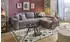 bobb Ecksofa Soumia grau 283x91x181 cm