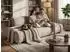 Beautysofa Schlafsofa Draco 3-Sitzer mit Bettkasten Beige