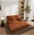 Masseno LADIA Schlafsofa Schaumstoff Kordstoff braun (TILIA 52)