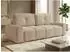 Sofnet Fluffy Schlafsofa mit Bettkasten, Bonellfederkern, Chenille, 195x145cm (Vibe 06)
