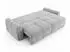 Sofnet Fluffy Schlafsofa mit Bettkasten, Bonellfederkern, Chenille, 195x145cm (Vibe 06)