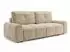 Sofnet Fluffy Schlafsofa mit Bettkasten, Bonellfederkern, Chenille, 195x145cm (Vibe 06)