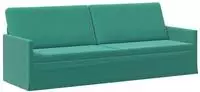 vidaXL 3-Sitzer Sofa T&uuml;rkis 220 x 81 x 82 cm Samt (V)
