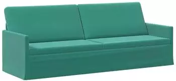 vidaXL 3-Sitzer Sofa t&uuml;rkis, Samt, 220x81x82cm