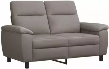 vidaXL Sofa taupe 158x90x95cm Stoff