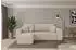 ALTDECOR SENO-L Ecksofa mit Schlaffunktion, Velours, beige, 249x139cm (800002085877)