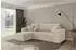 ALTDECOR SENO-L Ecksofa mit Schlaffunktion, Velours, beige, 249x139cm (800002085877)