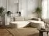 WFL GROUP Hana Ecksofa L-Form 3-Sitzer, Bouclé, beige (800002100720)