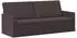 vidaXL 3-Sitzer Sofa Stoff dunkelbraun 190x81x82cm