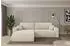 ALTDECOR BERY-L Ecksofa mit Schlaffunktion Velours, creme, 276x193x88cm (800002085627)