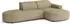 Selsey Sallmo Ecksofa L-Form, 3-Sitzer, Chenille dunkelbeige, Ottomane rechts (358cm)