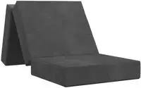 vidaXL Klappsofa Bett 90 x 63 x 45 cm Dunkelgrau