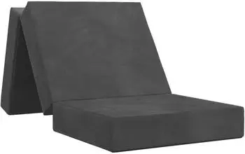 vidaXL Klappsofa Bett 90x63x45cm dunkelgrau