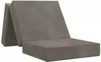 vidaXL Klappsofa Bett 75 x 67 x 45 cm Hellgrau