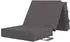vidaXL Klappsofa Bett hellgrau 75x63x45cm