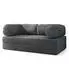 Masseno ALVIO Schlafsofa Kordstoff grau (800001993929)