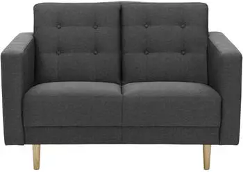 Max Winzer Jasmin 2-Sitzer-Sofa mit Schlaffunktion, Flachgewebe anthrazit (78776-2100-1652614-ESH)