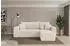 ALTDECOR SENO-L Ecksofa mit Schlaffunktion Bouclé beige 249x139cm (800002085420)