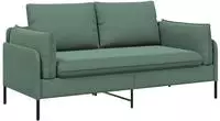 vidaXL 2-Sitzer Sofa Meergr&uuml;n 188 x 81 x 89 cm Samt