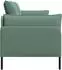 vidaXL 2-Sitzer Sofa meergrün, Samt, 188x81x89cm
