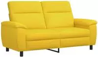 vidaXL Sofa Helles Gelb 178 x 90 x 95 cm Stoff
