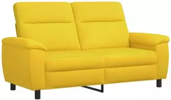 vidaXL Sofa hellgelb 178x90x95cm Stoff (42040951)