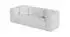 Fun Möbel VEGA 3-Sitzer Sofa Strukturstoff Egon, weiß