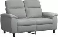 vidaXL Sofa Hellgrau 158 x 90 x 95 cm Stoff