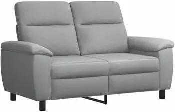 vidaXL Sofa hellgrau, Stoff, 158x90x95cm